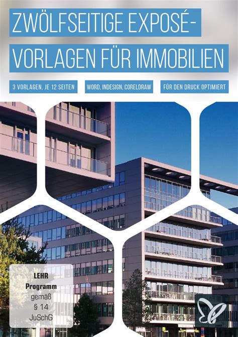 Expos Vorlagen F R Immobilien H User Word Indesign Corel Powerpoint