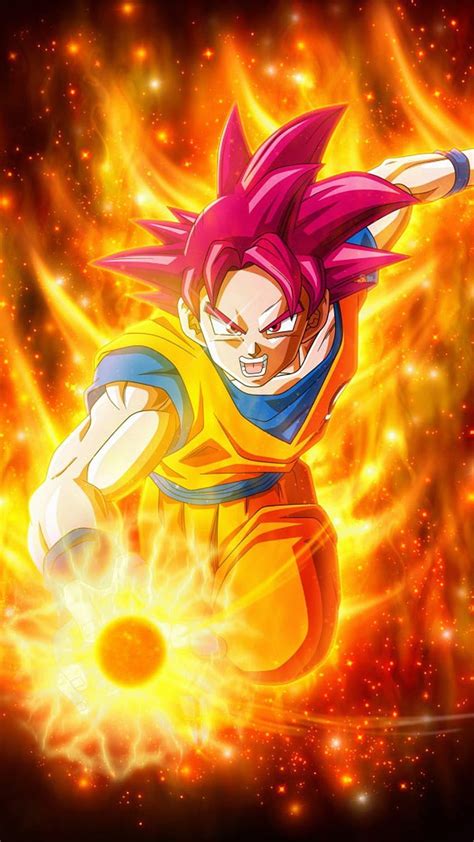 ドラゴンボールの超サイヤ人ゴッド 超悟空 ドラゴン、耽美な悟空 Hd電話の壁紙 Pxfuel