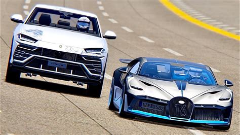 Bugatti Divo Vs Lamborghini Urus Hp Monster Nardo Speed Ring