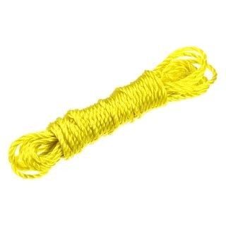 Twisted Nylon Mason Line Yellow 8M 26 Feet 4MM Dia For DIY Projects