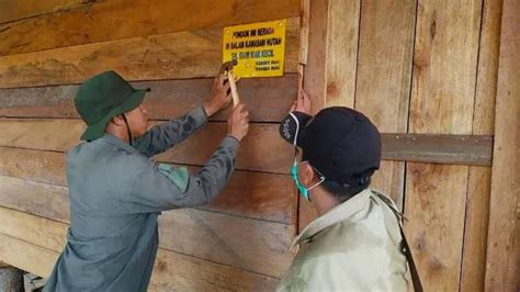 2 Pondok Pembakar Lahan Ditemukan Di Giam Siak Kecil Aparat Penegak