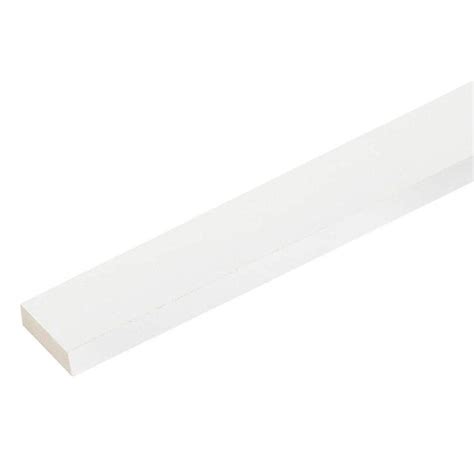 Veranda 3 4 In X 2 1 2 In X 8 Ft White PVC Trim 9 Pack 827000001