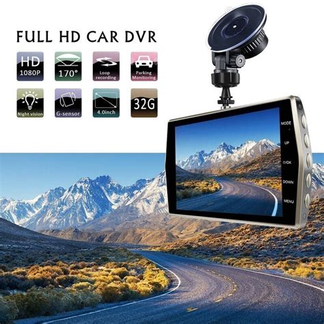 Camera Video Auto Dvr Dubla Fullhd Techstar T Unghi Display