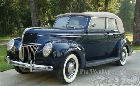 Car Ford Deluxe Convertible Sedan 1939 For Sale PreWarCar