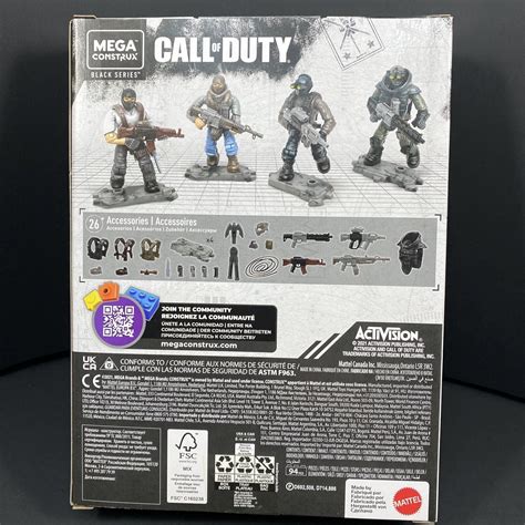 Mega Contrux Call Of Duty Black Series Tactical Infiltration Team New