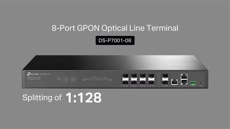 TP LINK 8 PORT GPON OLT DELTA STREAM DS P7001 08 LAN Capable BLACK At