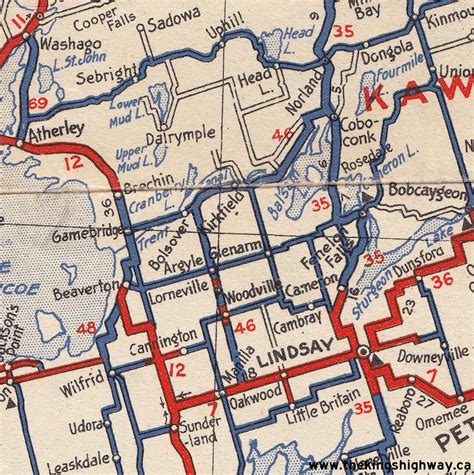 Ontario Highway 46 Route Map - The King's Highways of Ontario