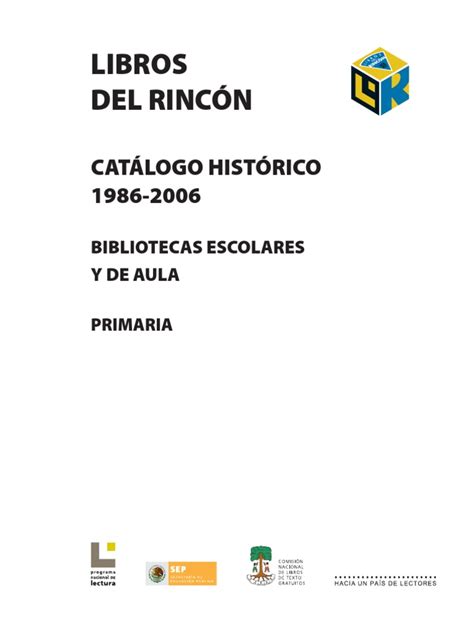 Libros Del Rincón 1986 2006 Primaria Pdf