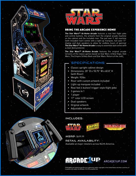 Arcade1Ups Star Wars At Home Arcade Is In Stores Bionic Buzz