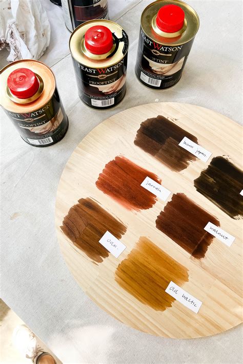 Feast Watson Timber Stain Colour Chart