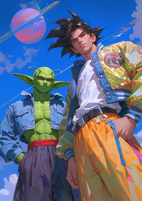 Goku Piccolo Dragon Ball Art Goku Dragon Ball Art Dragon Ball Artwork