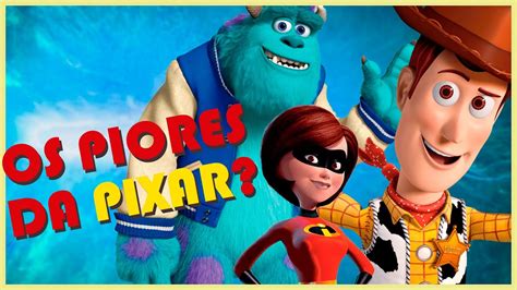 Melhores E Piores Filmes Da Pixar Tierlist Youtube