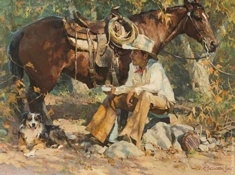 Painting By Artist R S Riddick In Painting Cowboy Artists Artist