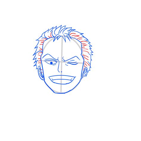 Learn How To Draw Zoro Face One Piece Characters