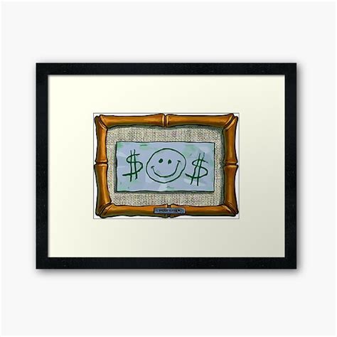 Mr. Krabs First Dollar $$" Framed Art Print for Sale by shaylikipnis ...