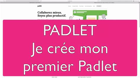 Tutoriel Padlet Je Crée Mon Premier Padlet Youtube