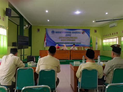 Rapat Anggota Tahunan Rat Koperasi Aghniya Tahun Buku