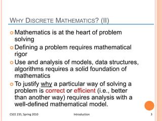 Applications of Discrete Structures | PPT