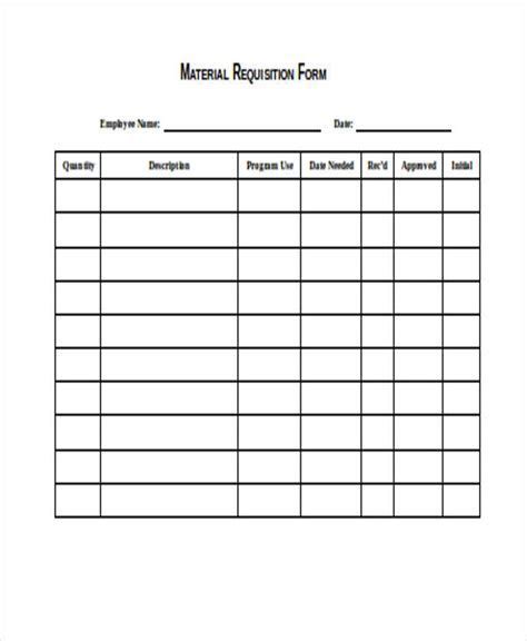 Construction Material Order Form Template At Templatecom