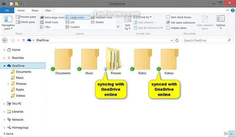 Choose Folders For Onedrive Selective Sync In Windows 10 Tutorials