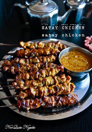 Satay Chicken Skewers