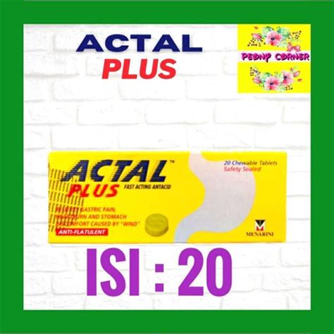 Promo ACTAL Plus Fast Acting Antacid OBAT ASAM LAMBUNG UNTUK MAAG