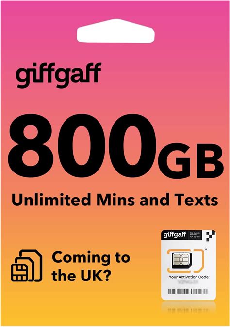 Giffgaff Uk Prepaid Sim Karte Tage Mit Gb Daten Gb