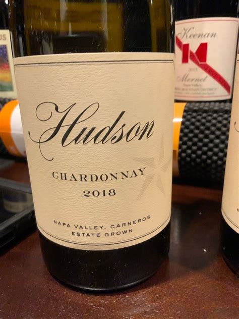 2018 Hudson Vineyards Chardonnay USA California Napa Sonoma