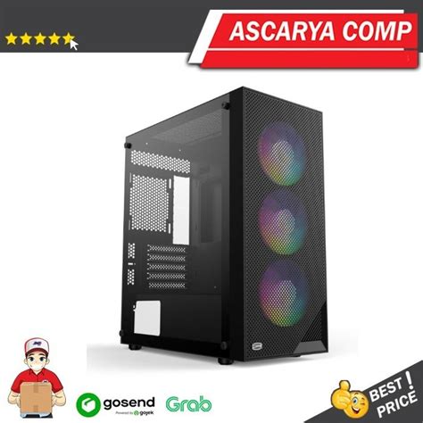 PCCOOLER C3 B310 M ATX Casing Gaming Free 4 FAN RGB Lazada Indonesia