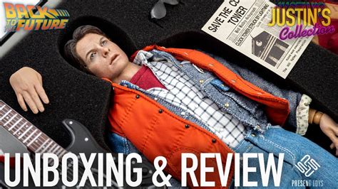 Marty Mcfly Back To The Future Scale Figure Present Toys Unboxing