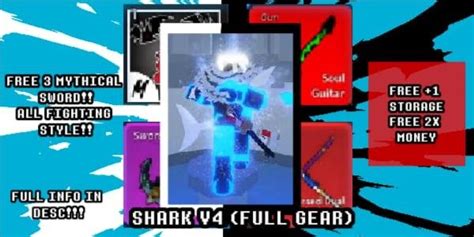 Buy Akun Akun Bloxfruit Race Shark V Full Gear T Awakening