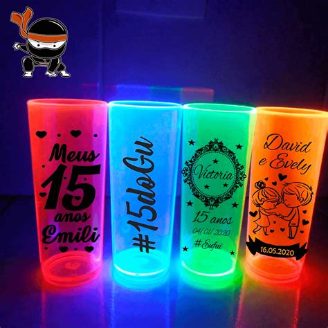 Copos Personalizados Neon Ninja Brindes