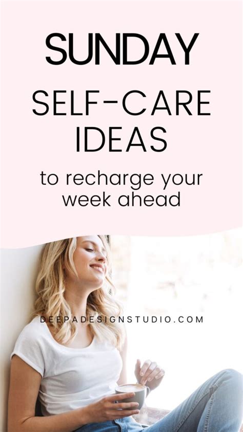 Sunday Self Care Habits To Recharge Your Week