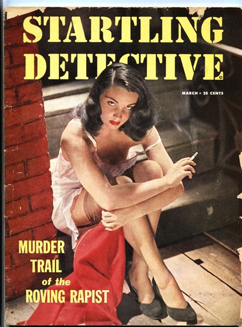 Startling Detective March True Crime Spicy Gga Woman Smoking Cvr