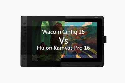 Wacom Cintiq Vs Xp Pen Artist Pro Drawing Tablet Comparison