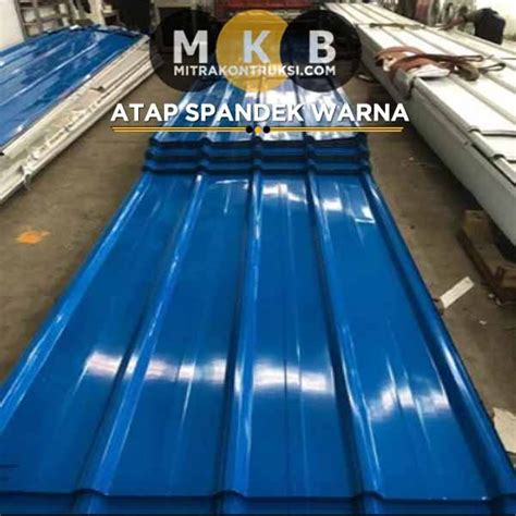 Harga Atap Spandek Warna Bogor Jual Atap Per Lembar