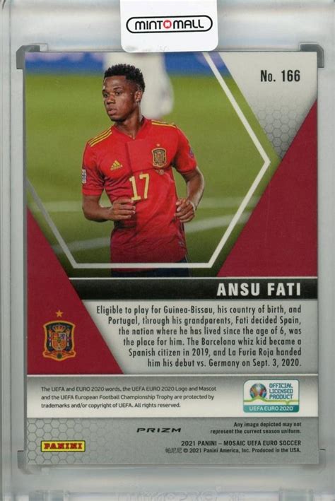 ミントモール Mint 浦和店 2021 Panini Mosaic Uefa Euro 2020 Spain Ansu Fati