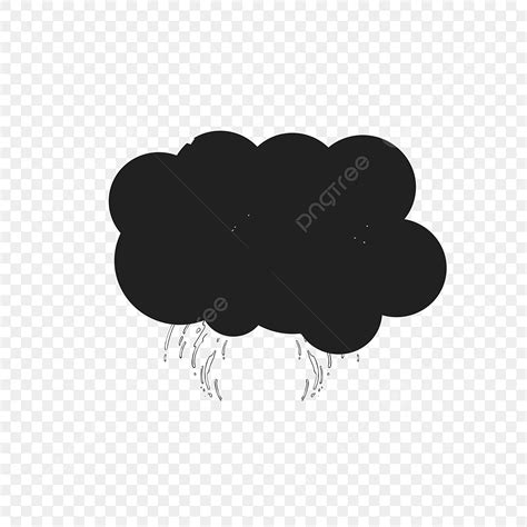 Rain Cloud Png Picture Black Clouds Raining Black Dark Clouds Rain