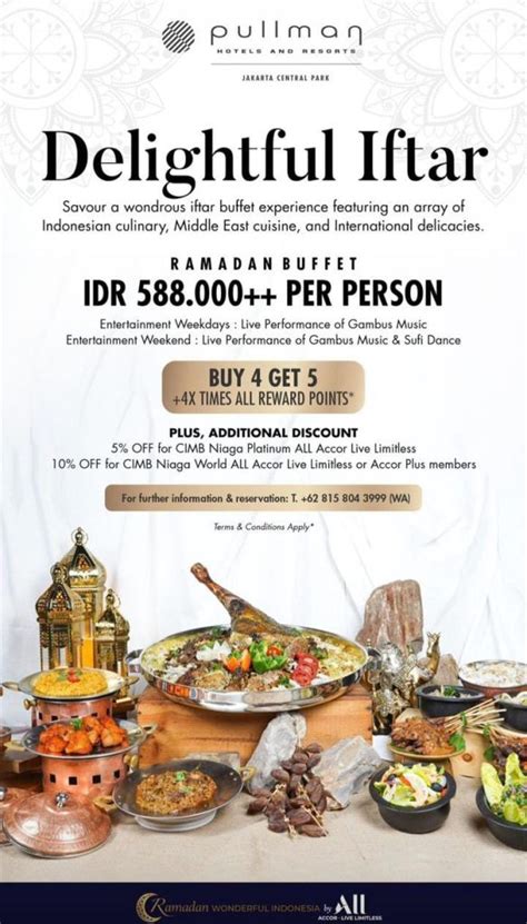 List Promo Paket Bukber Di Hotel Bintang Jakarta Ramadhan