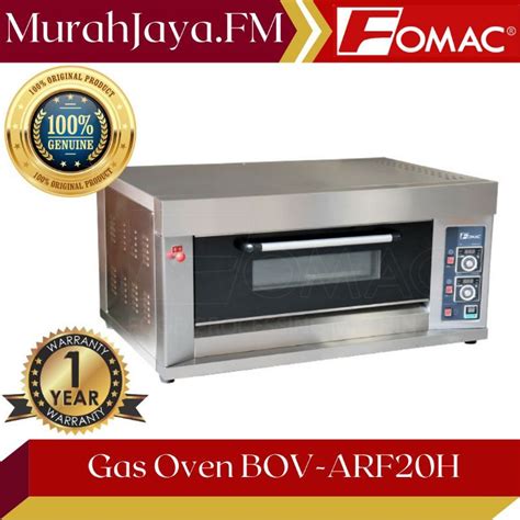 Jual FOMAC Gas Oven Roti 1 Deck 2 Tray Pemanggang Roti BOV ARF20H