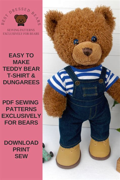 Teddy Bear Trouser Sewing Pattern Tuesdayarron