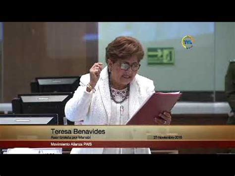 Teresa Benavides Sesión 632 Proforma2020 YouTube