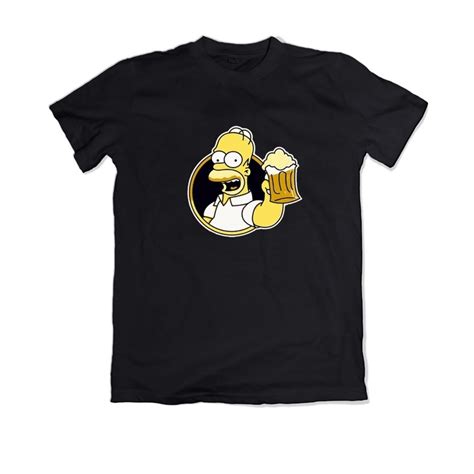 Camiseta Homer Simpson Desenho Simpsons Cerveja Chopp Shopee Brasil