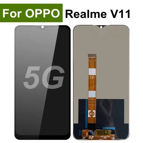 Pantalla T Ctil Lcd De Pulgadas Para Oppo Realme V Montaje De