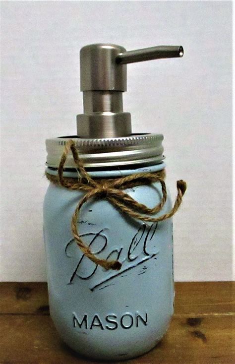 Mason Jar Soap Dispenser Mason Jar Lotion Dispenser Bathroom Decor