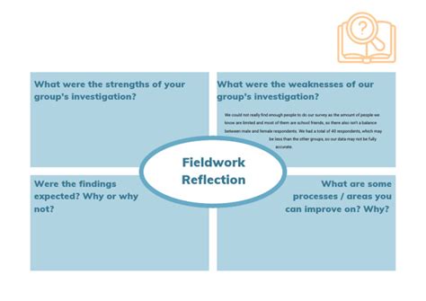reflection template   improvement science mathematics