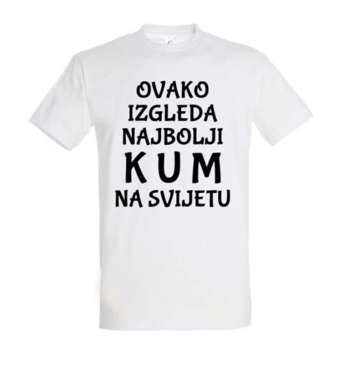 Muška majica Ovako izgleda najbolji kum na svijetu MS Store