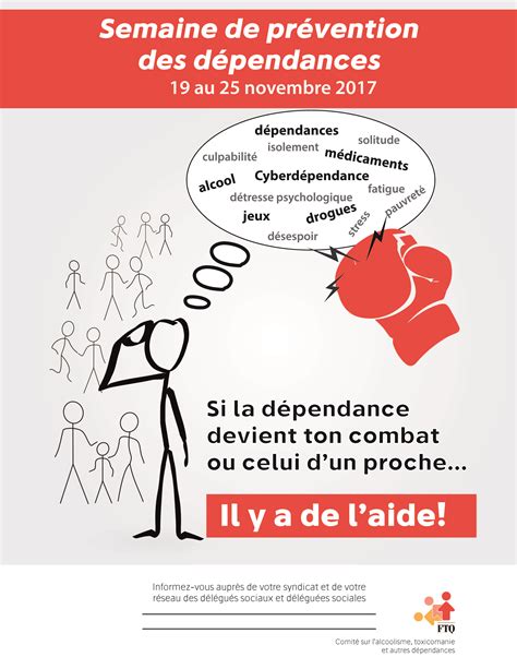 Semaine De Prévention Des Dépendances 2017 Ftq Fédération Des