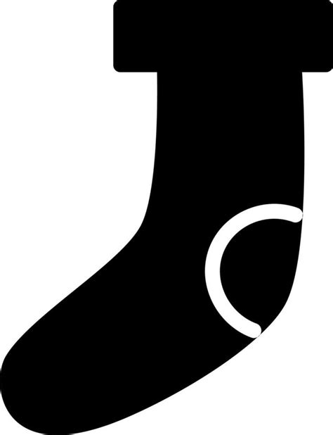 Black Socks On White Background 24287530 Vector Art At Vecteezy