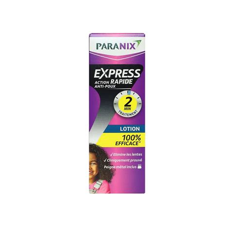 Treatment Lotion Anti Lice And Nits Paranix Express 95 Ml Paranix